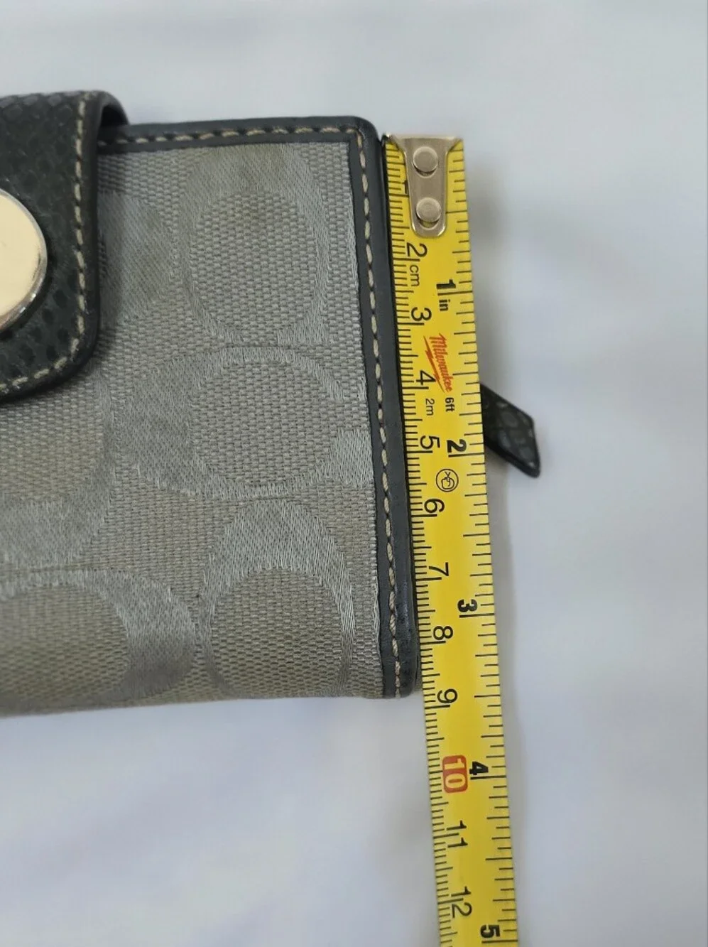 Coach grey signature